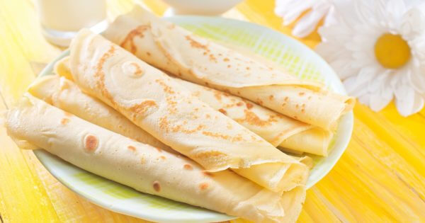 Заварные блины на молоке: простой рецепт