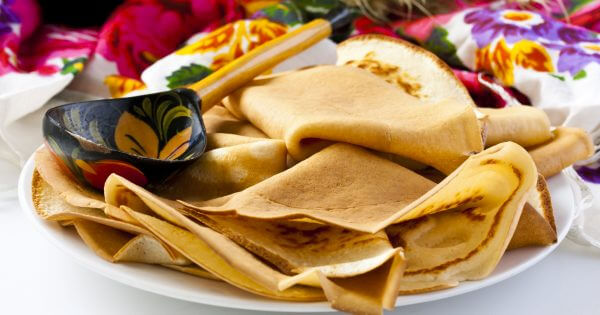 Рецепт заварных блинов на кефире