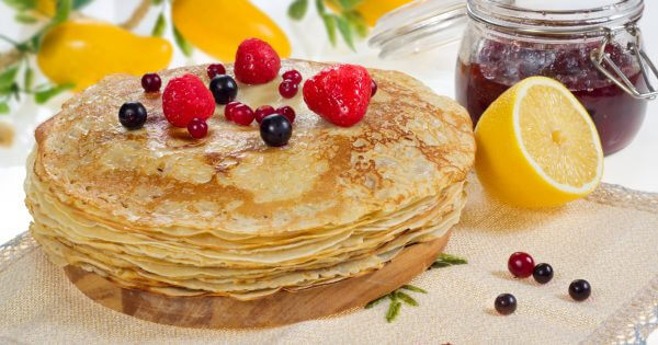 Блины на ряженке и кипятке: простой рецепт