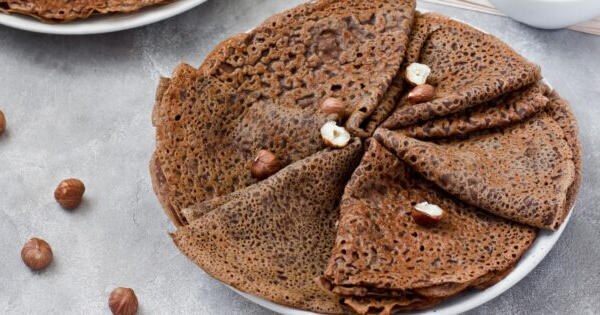 Шоколадные блины на ряженке: рецепт