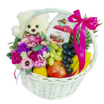 Фруктовая корзина на День Рождения