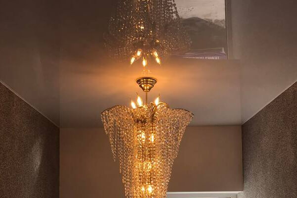 Глянцевые натяжные потолки