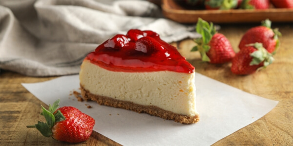 Творожный чизкейк с клубникой