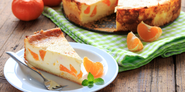 Чизкейк с мандаринами