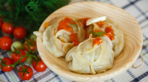 Як ліпити манти з гарбузом