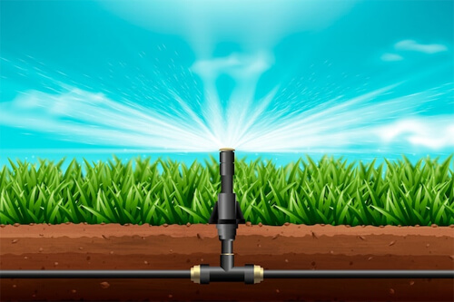 монтаж капельного полива