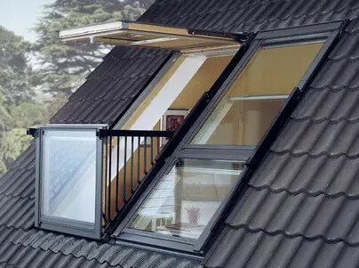 мансардное окно-балкон