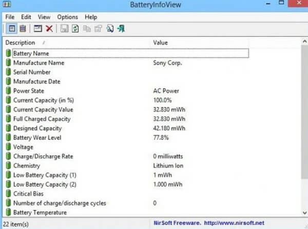 Як перевірити стан батареї на ноутбуці?