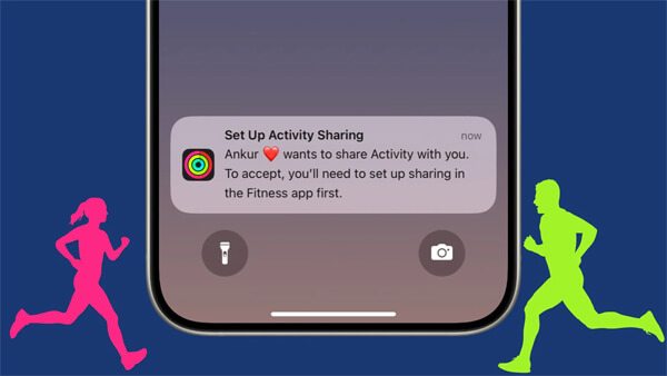 Sharing activity Apple watch