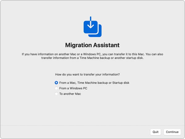 macOS Migration Assistant