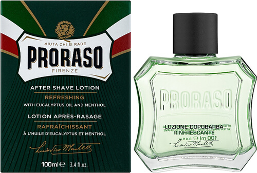 Proraso Green After Shave Lotion - Лосьон после бритья с ментолом и эвкалиптом