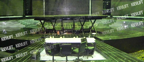 гидравлический подъемник ножничный