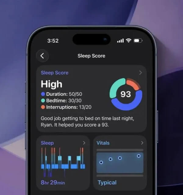 Sleep Score Apple