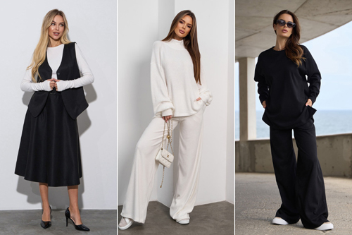 тёплый женский костюм