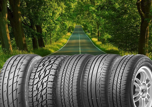 летние шины на авто