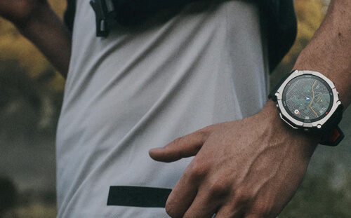 титановые смарт-часы Amazfit T‑Rex Ultra 2