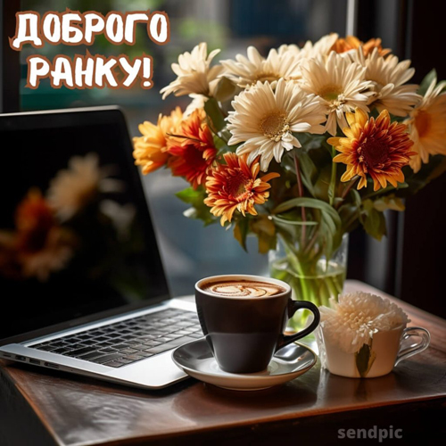 Побажання з доброго ранку чоловікові картинка