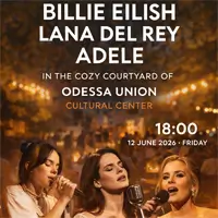 BILLIE EILISH, LANA DEL REY, ADELE в затишному дворику Одеса